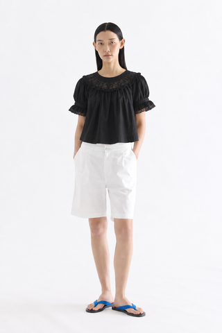 Elsa Lace Neck Blouse