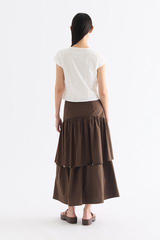 Emily Ribbon Cap Sleeve Top
