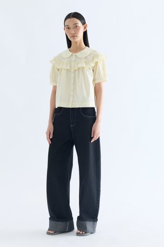 Celia Ruffle Yoke Shirt