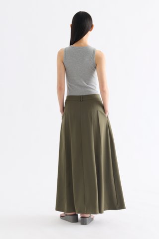 Juna Mid-Rise A-Line Skirt