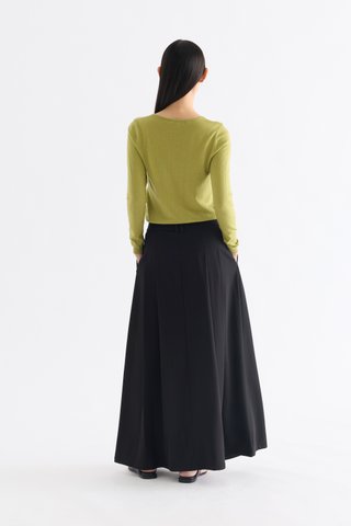Juna Mid-Rise A-Line Skirt
