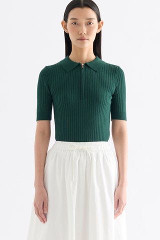 Nodelyn Polo Knit Top