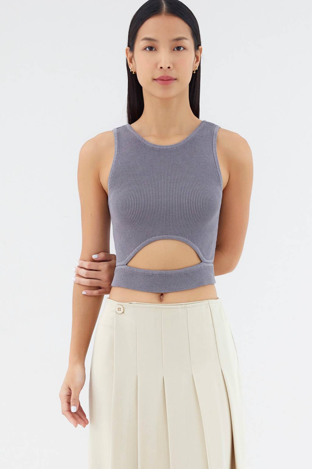 Felisca Cut-Out Crop Tank