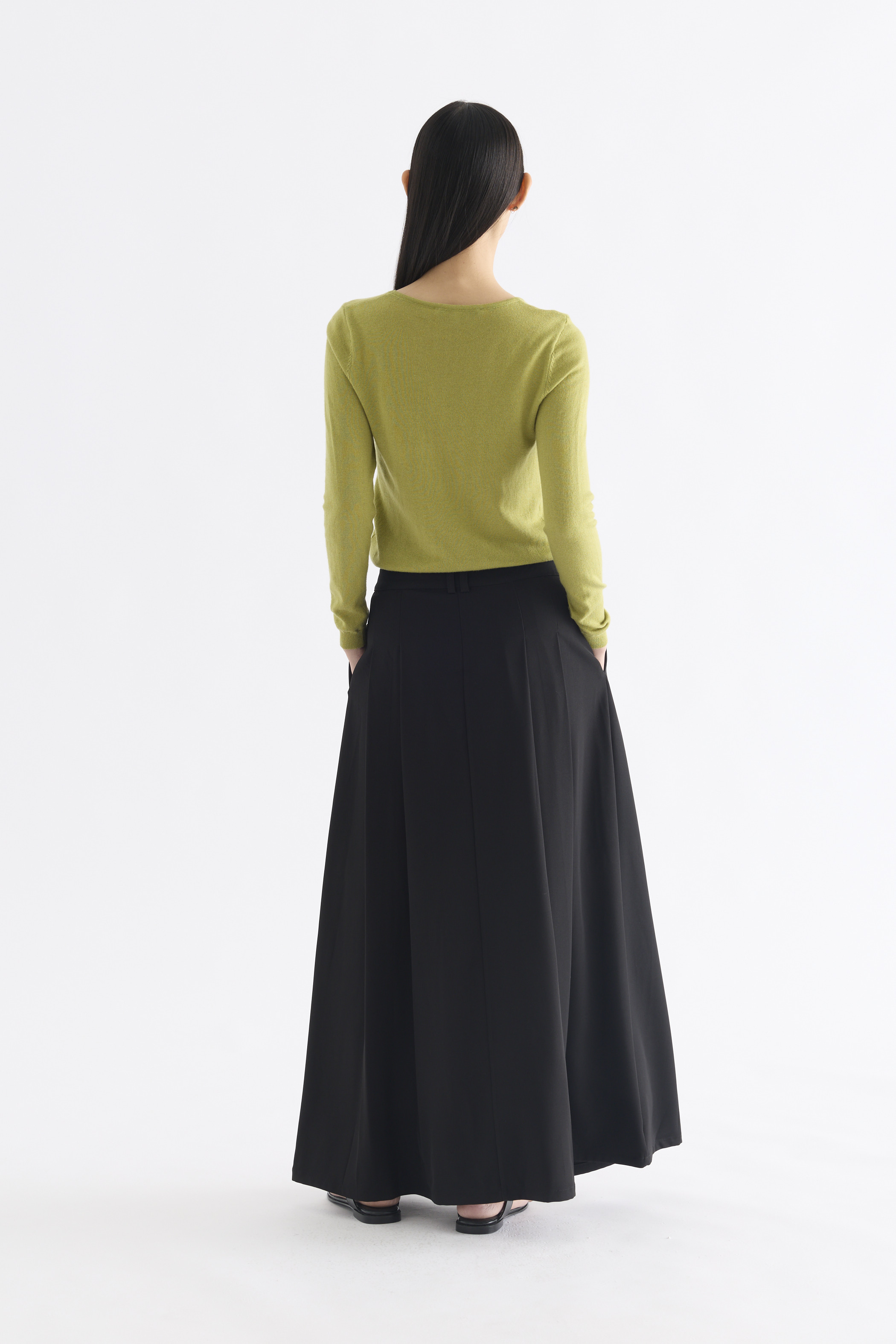 Juna Mid-Rise A-Line Skirt