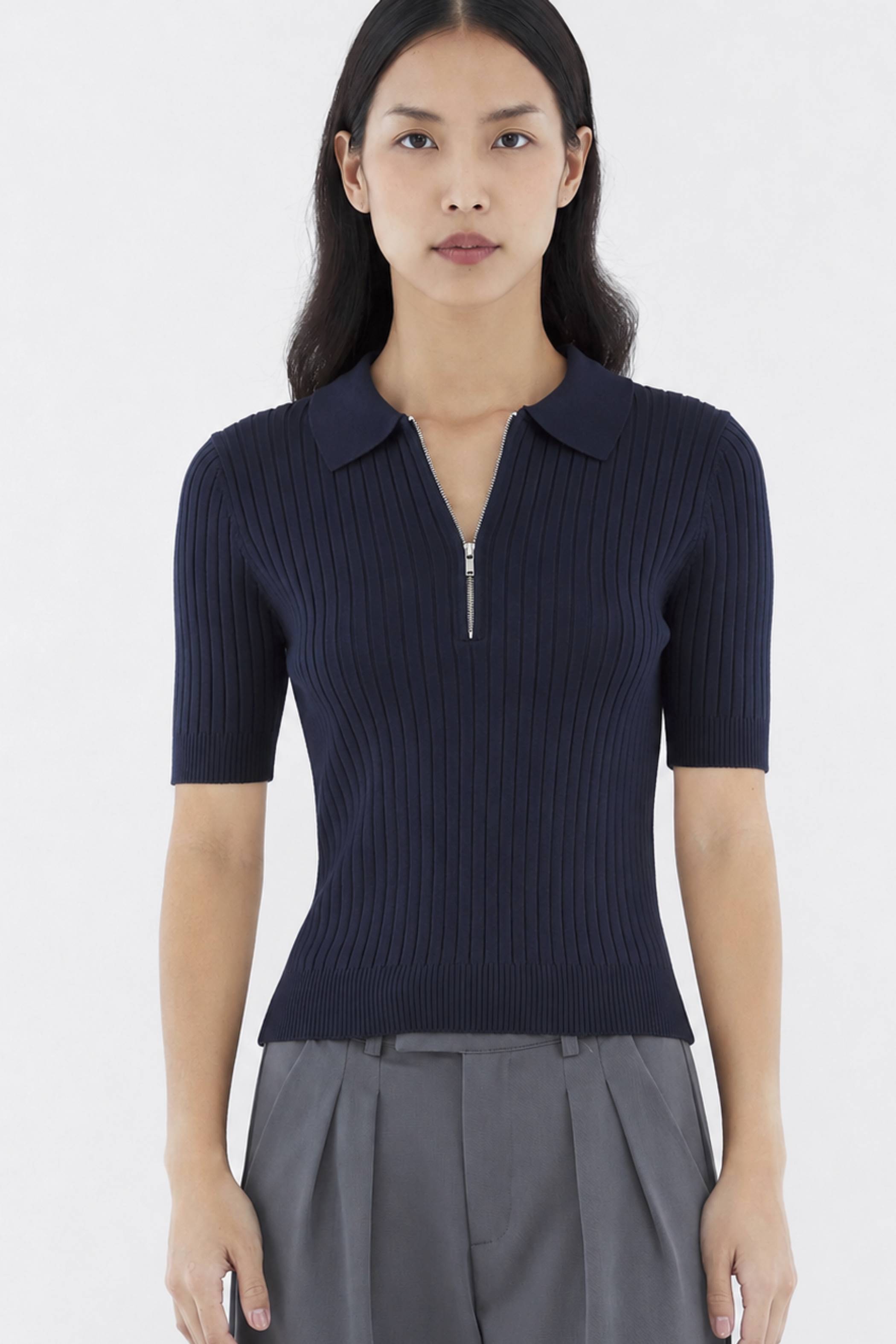 Nodelyn Polo Knit Top