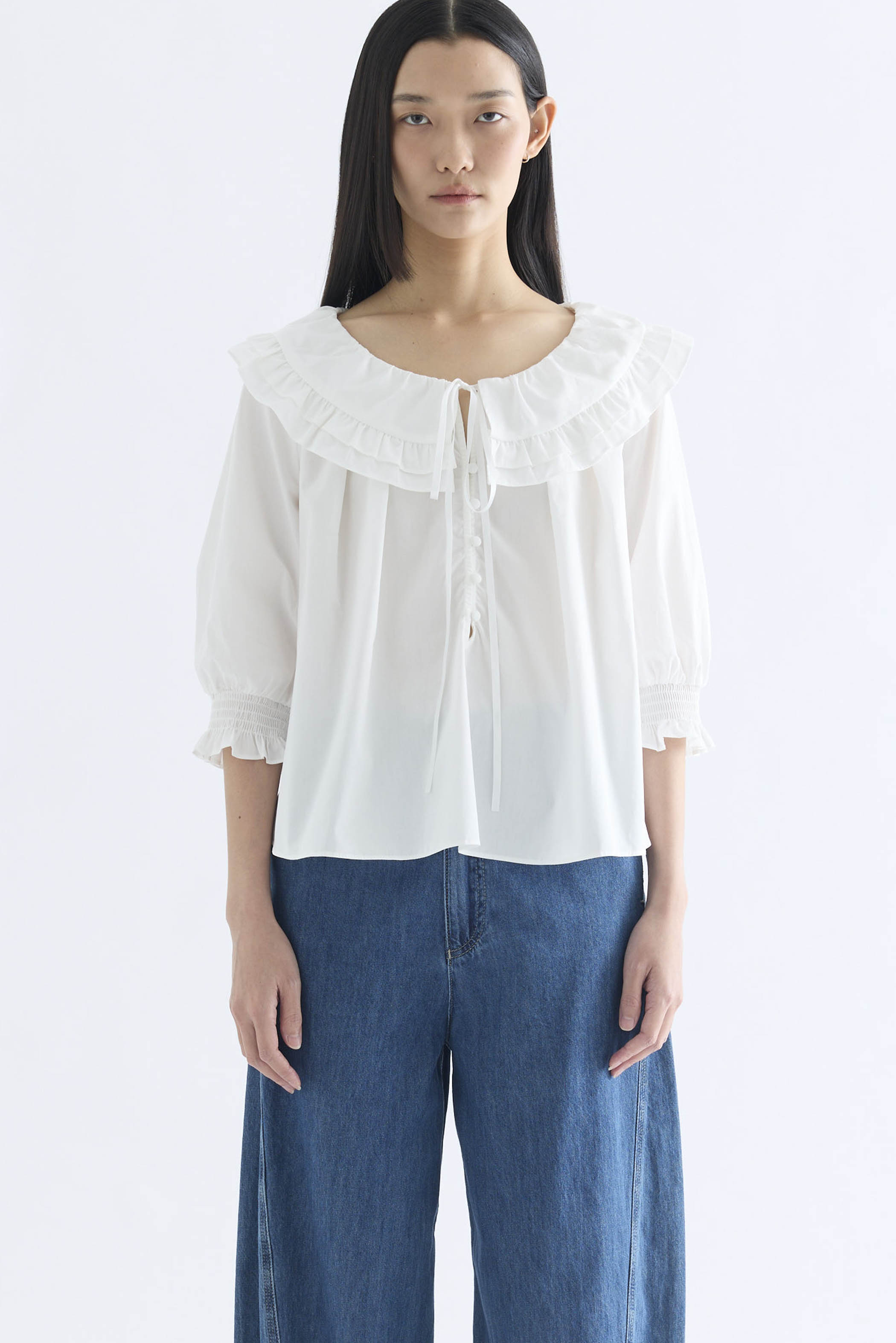 Caia Bib Collar Blouse