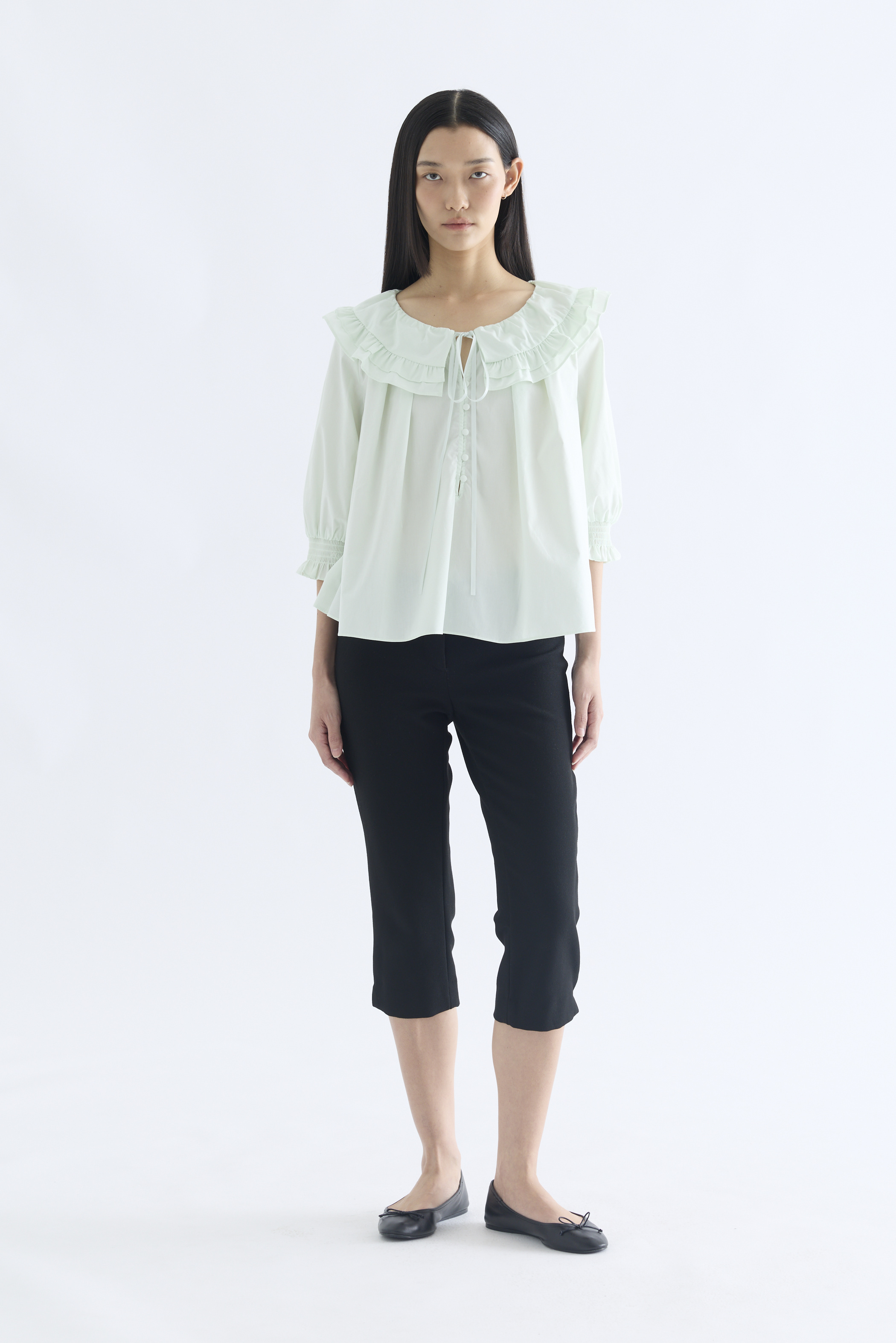 Caia Bib Collar Blouse