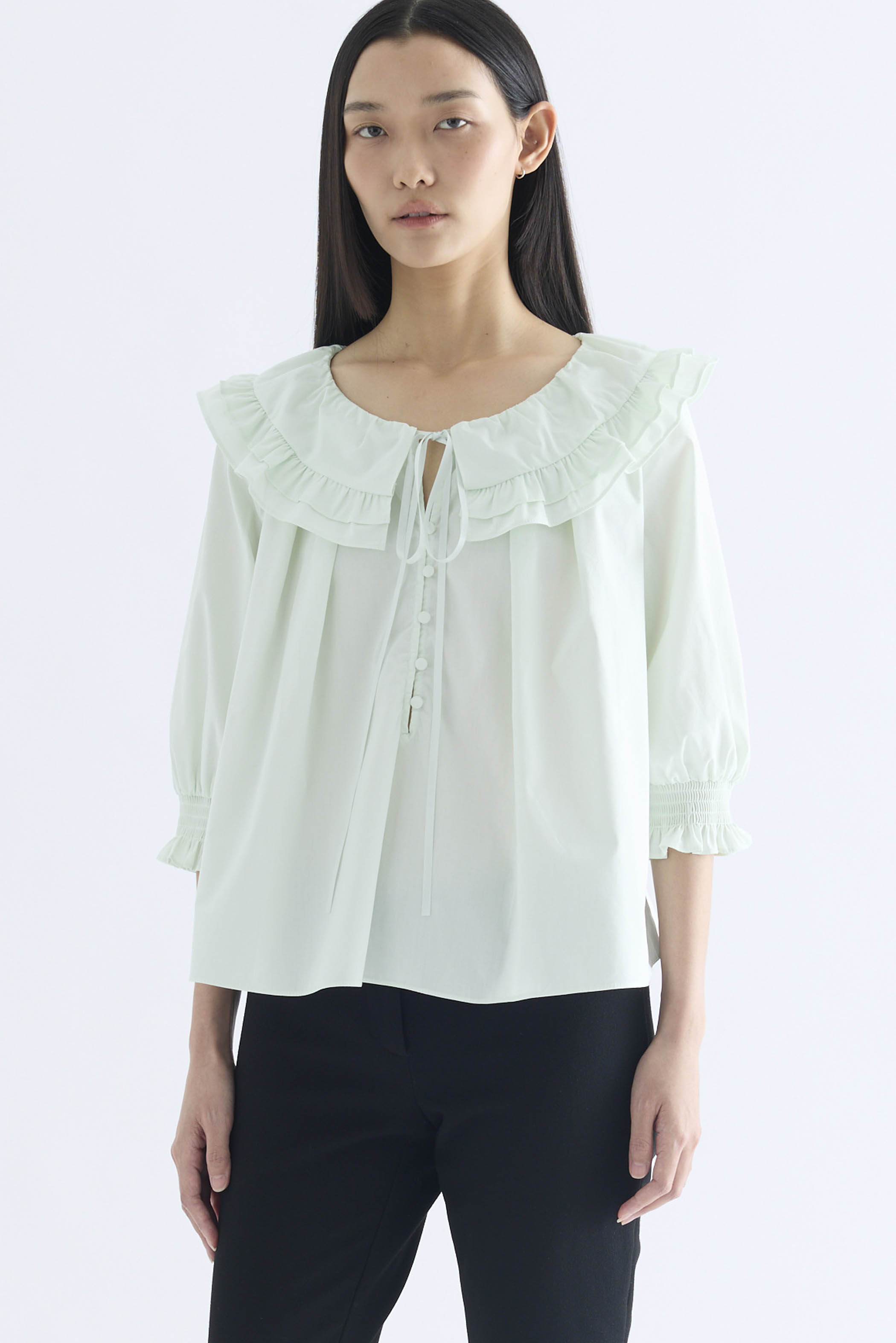 Caia Bib Collar Blouse