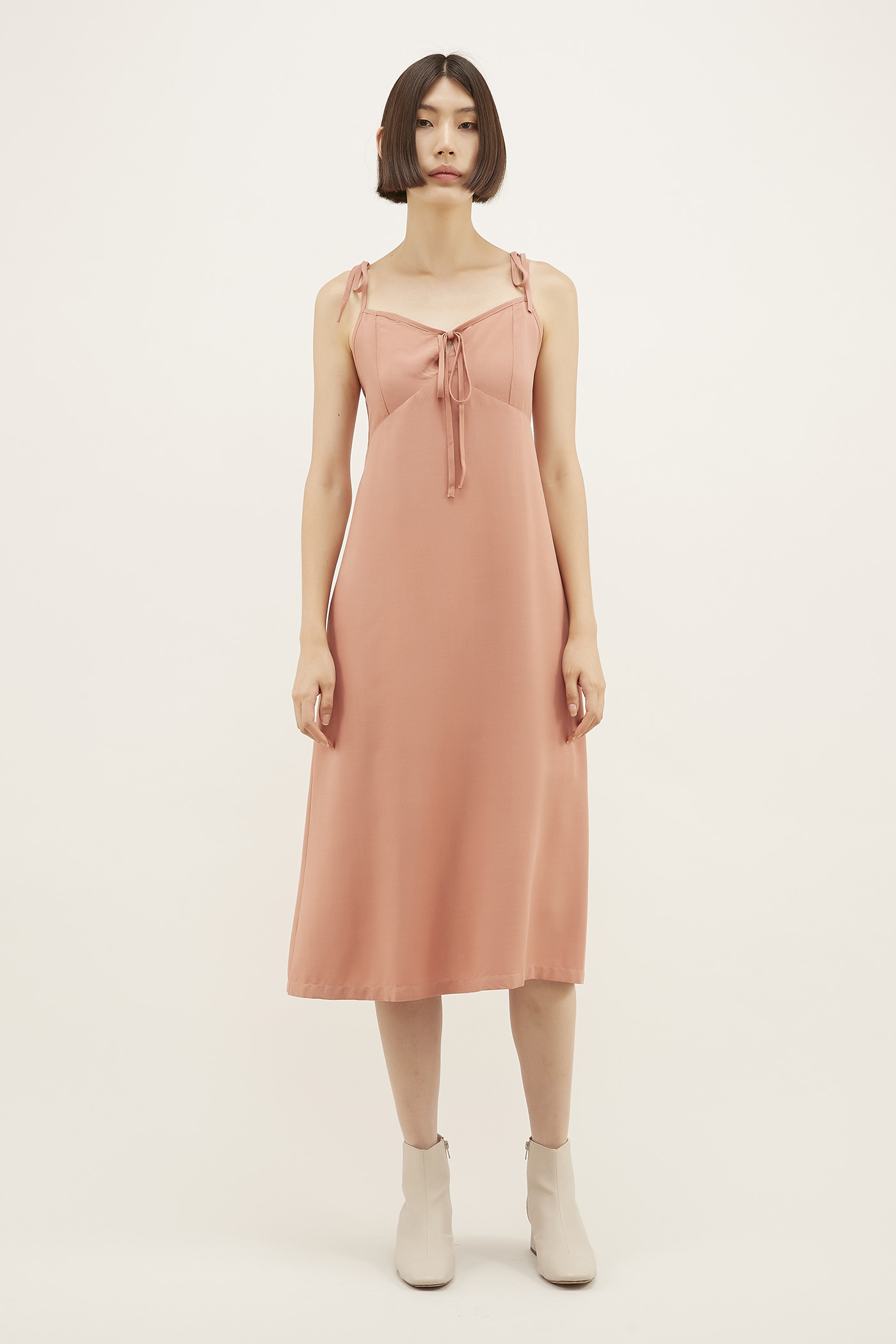 Rheah Strap-tie Slip Dress 