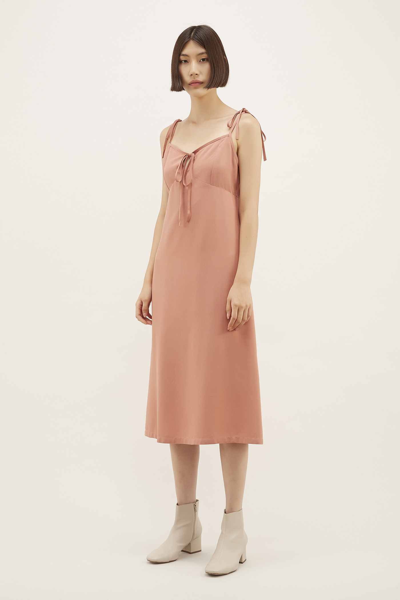 Rheah Strap-tie Slip Dress 