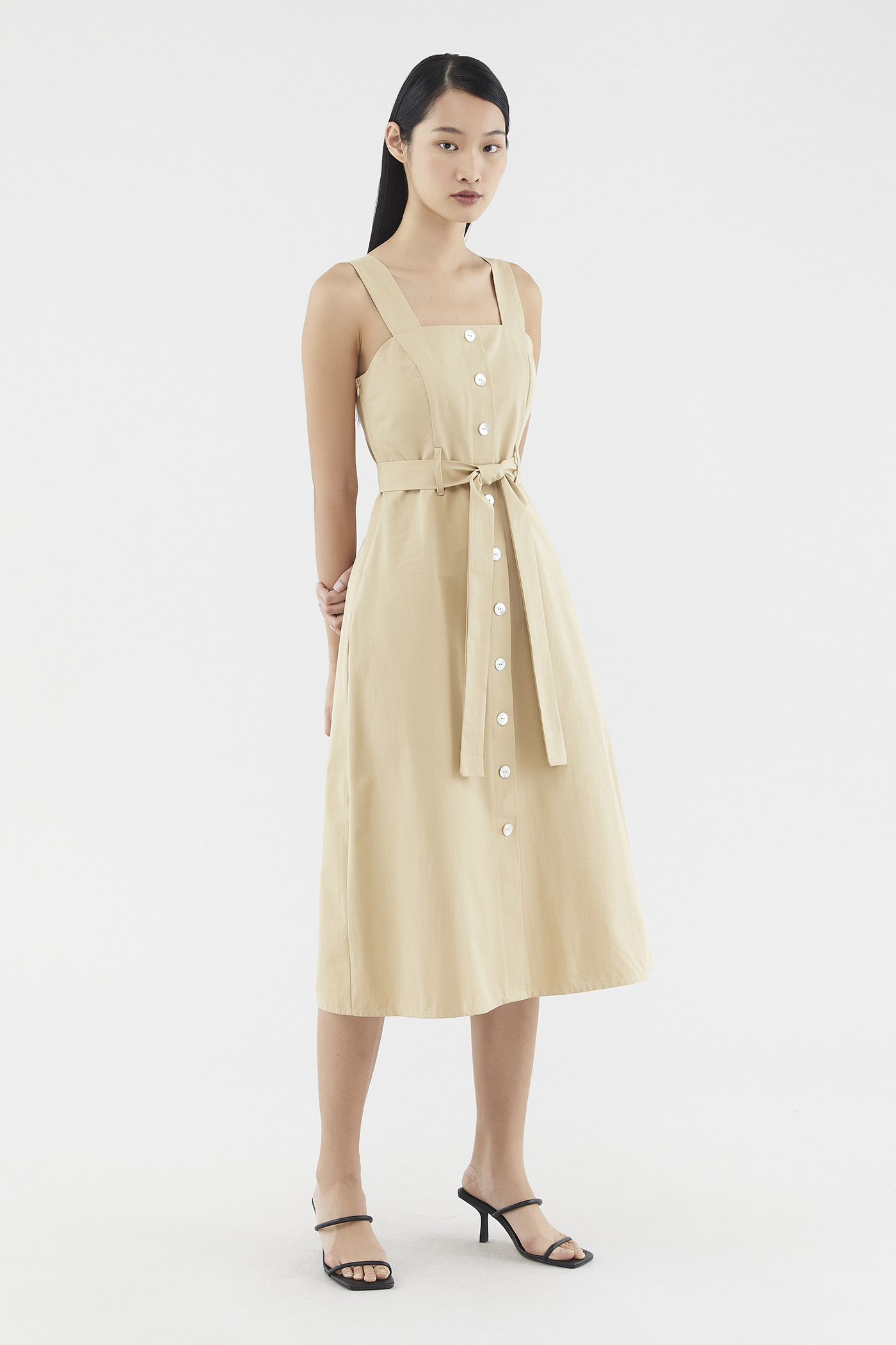 Amina Square-neck Dress 