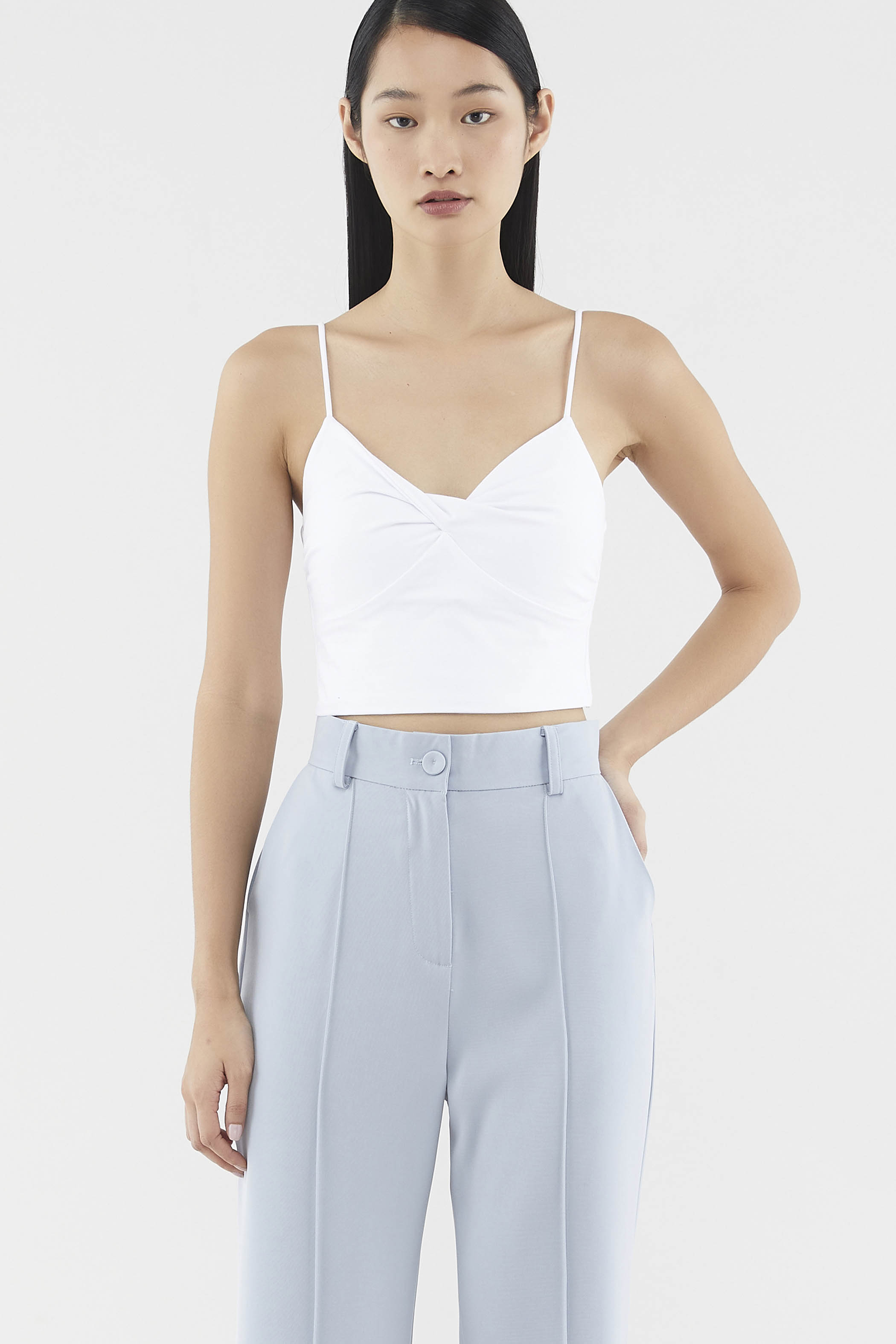 Theodora Front-twist Crop Top