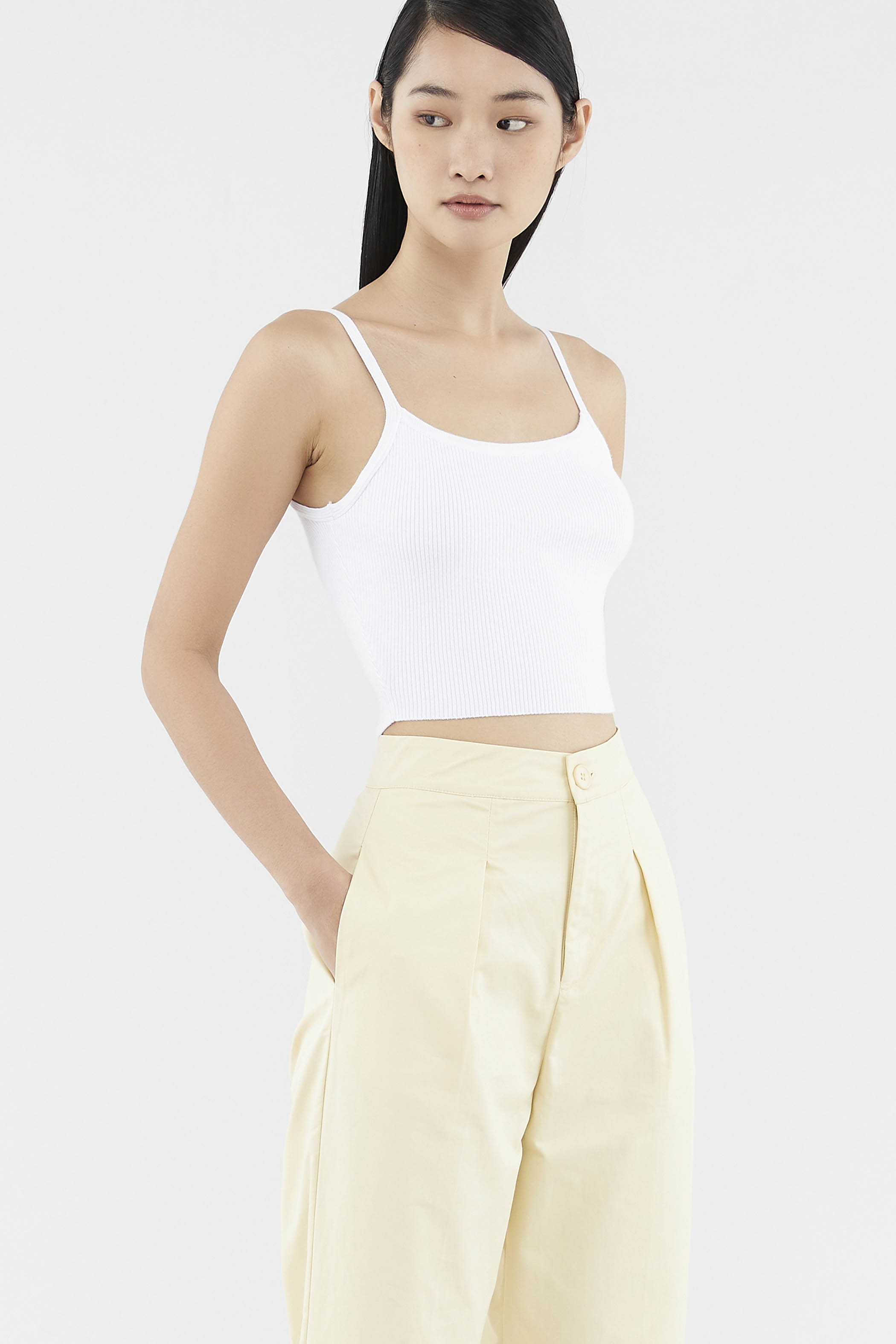 Cadara Knit Crop Top 