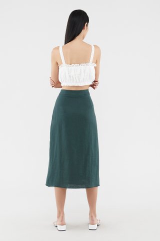 Kalene Broderie Crop Top 