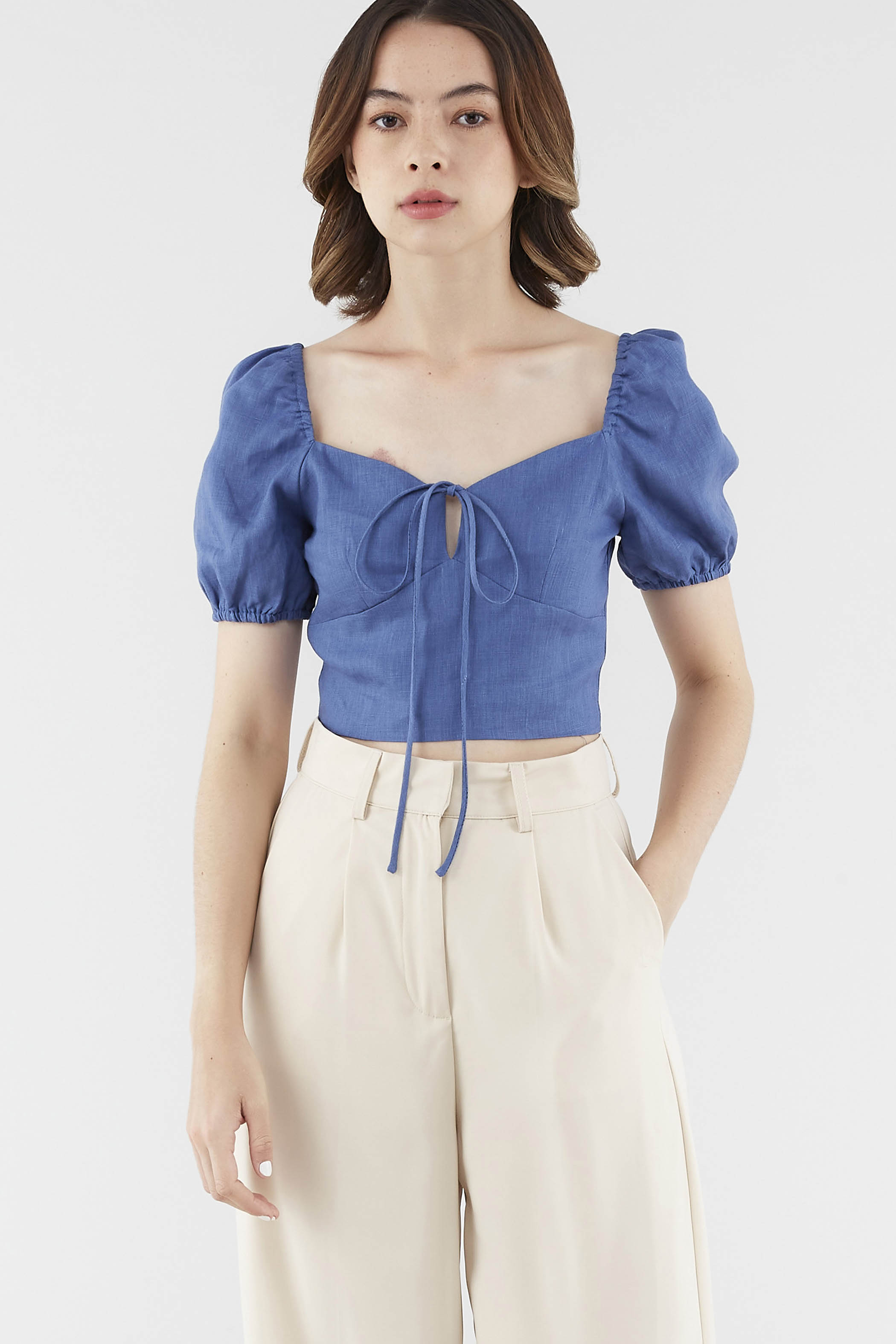 Jearl Tie-Front Blouse