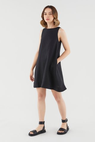 Myrah Linen Shift Dress