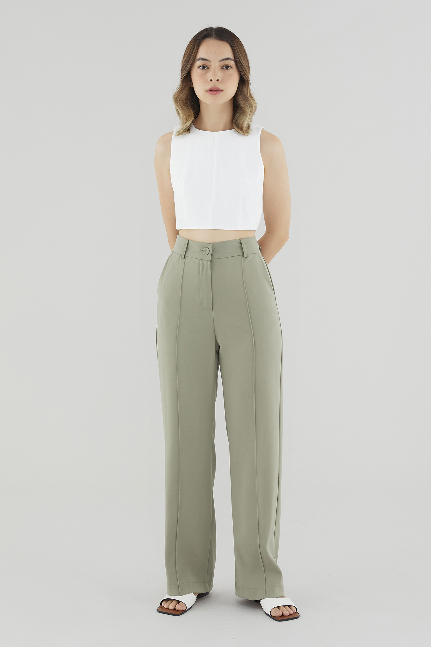 Edelyn High-Waist Pants