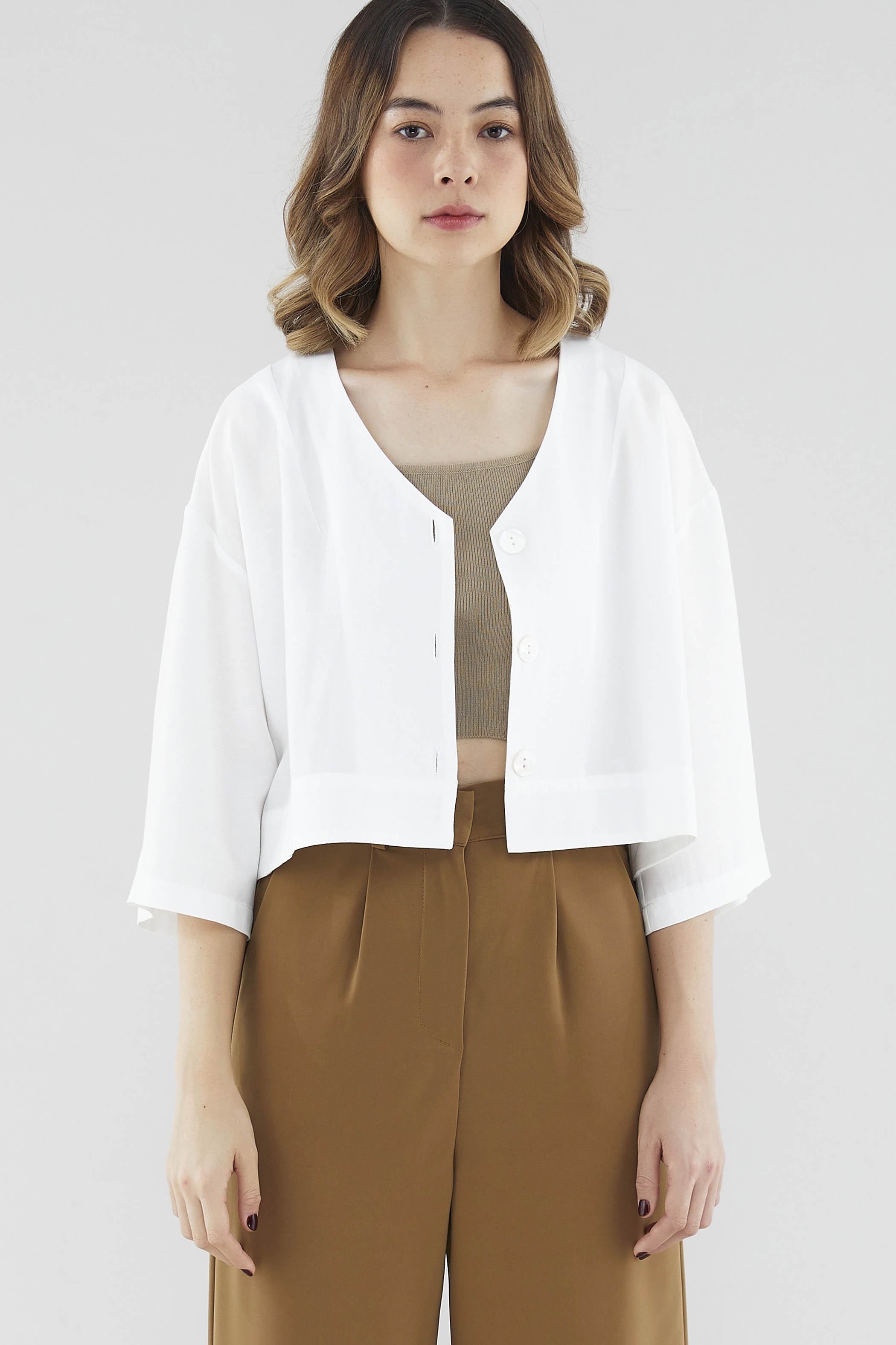 Nadalia Button-Down Top