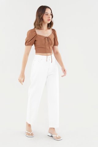 Kyomi Tie-Front Blouse