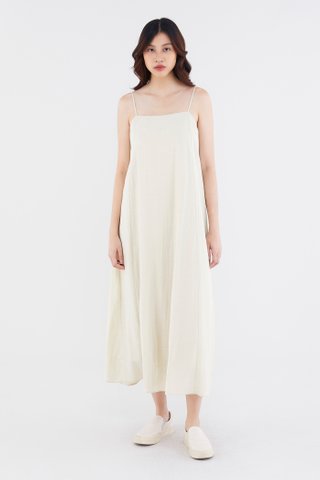 Shanelle Back-Pleat Dress