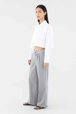 Henrik Low-Rise Wide Leg Pants