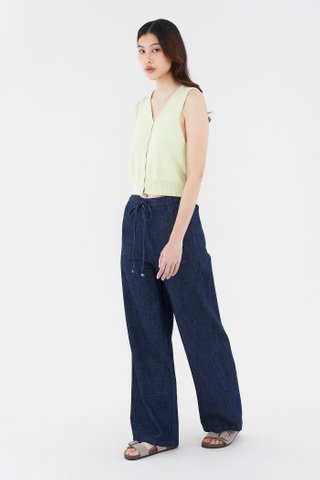 Jaylen Denim Palazzo Jeans