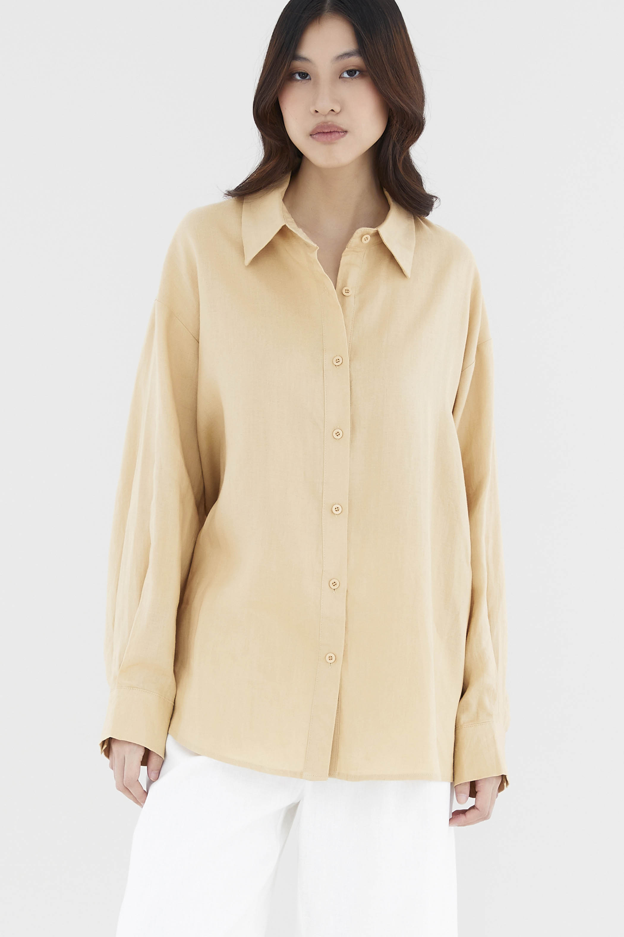 Malitta Linen Oversized Shirt