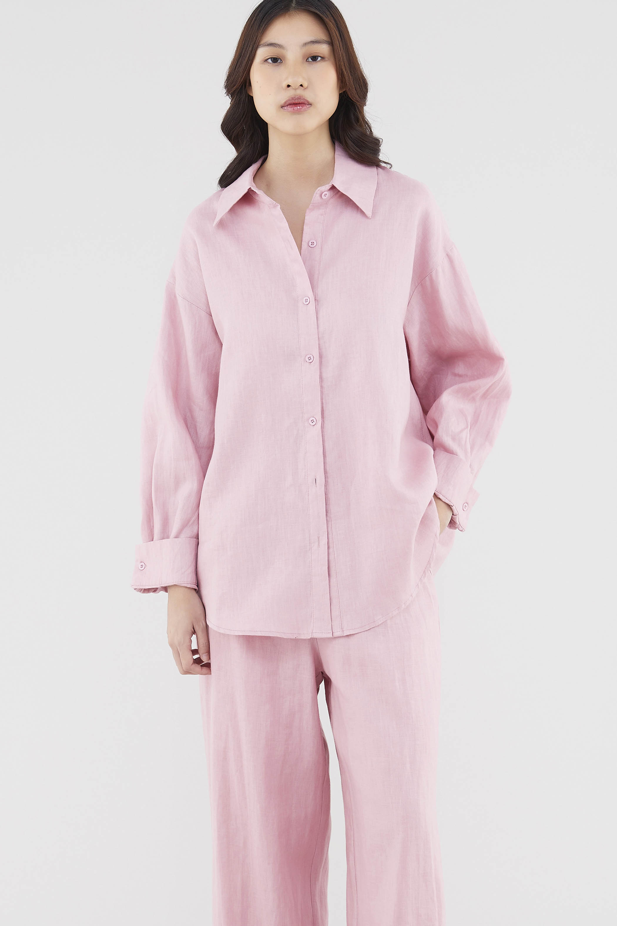 Malitta Linen Oversized Shirt