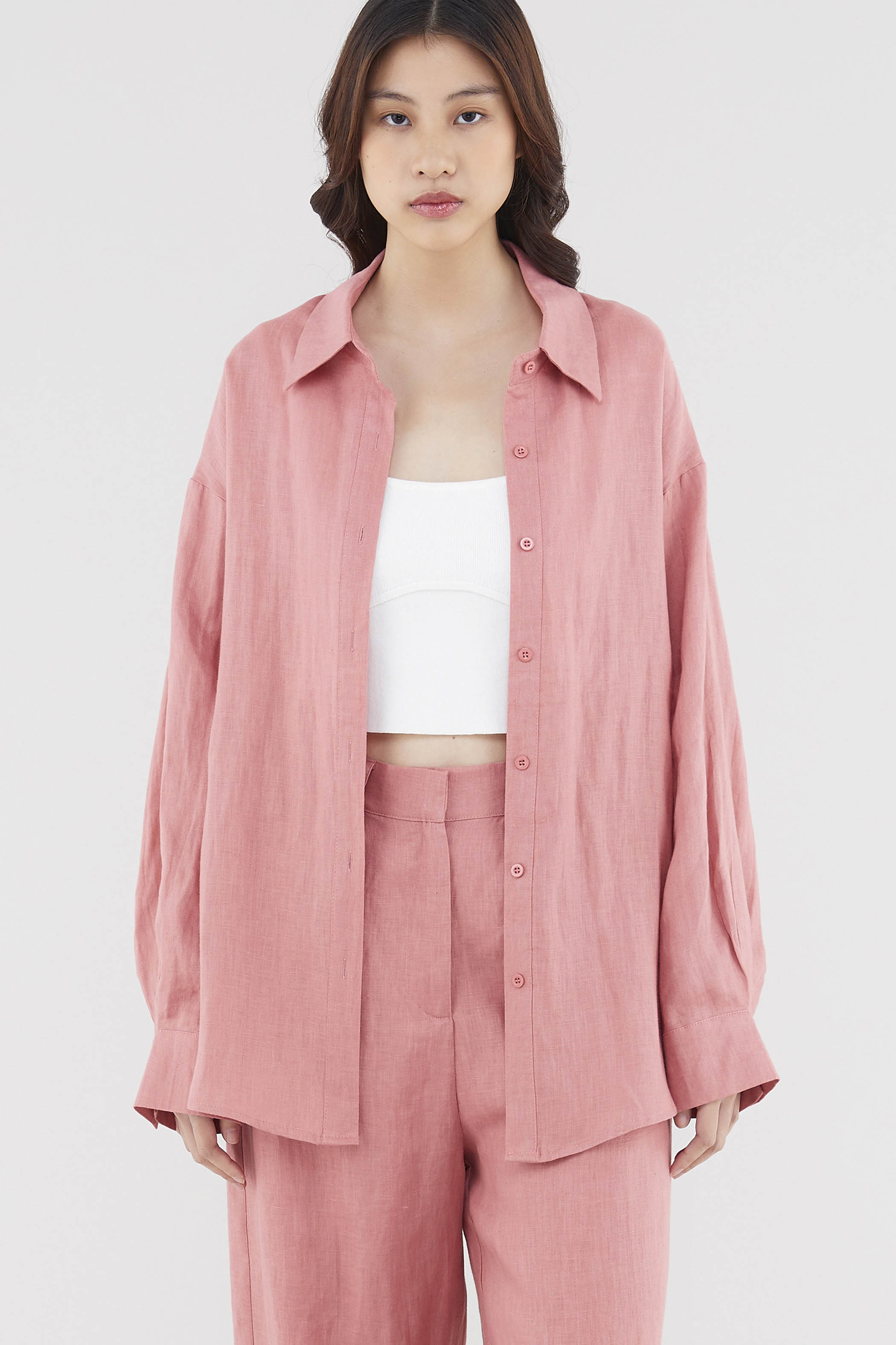Malitta Linen Oversized Shirt