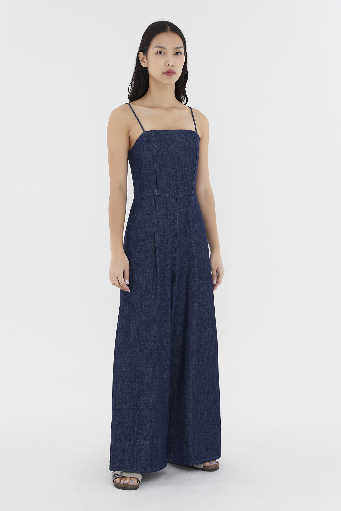 Henzo Denim Wide Leg Jumpsuit