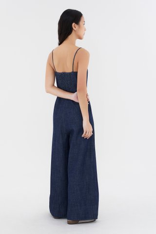 Henzo Denim Wide Leg Jumpsuit