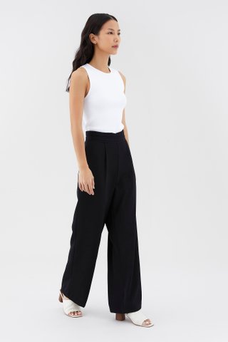 Lorwyne Pleated-Waist Pants