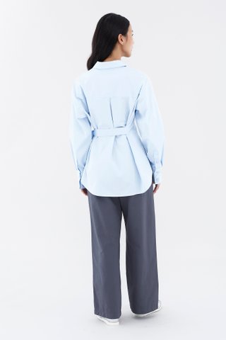 Frankie Tie-Waist Relaxed Shirt