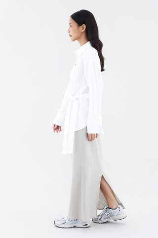 Frankie Tie-Waist Relaxed Shirt