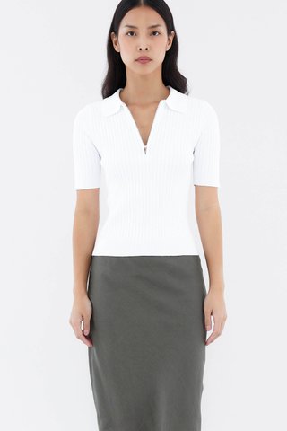 Nodelyn Polo Knit Top