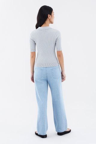 Nodelyn Polo Knit Top