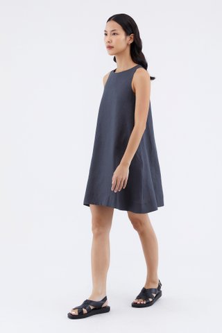 Myrah Linen Shift Dress