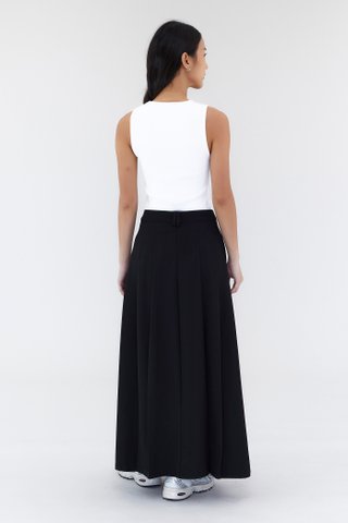 Juna Mid-Rise A-Line Skirt