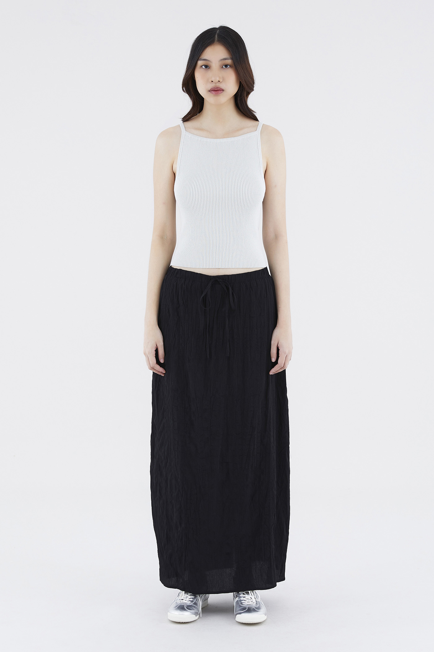 Synvere Drawstring Straight Skirt