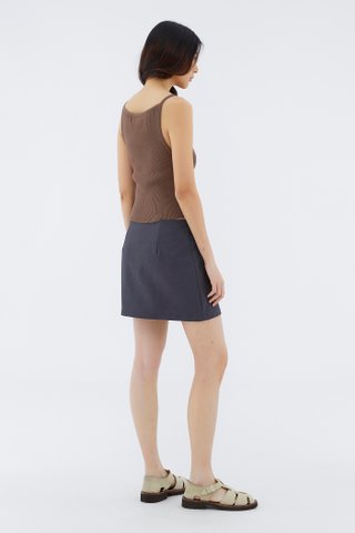 Felane Low-Rise Mini Skirt