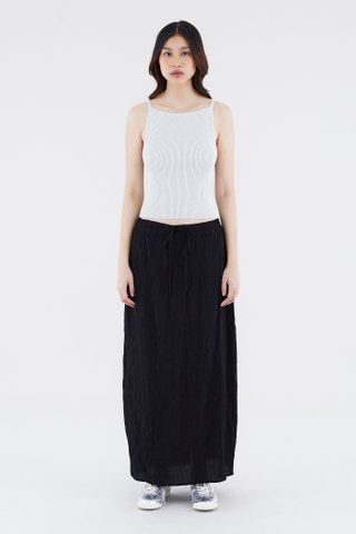 Synvere Drawstring Straight Skirt