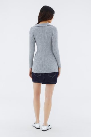 Quicinda Longline Knit Top