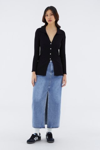 Quicinda Longline Knit Top