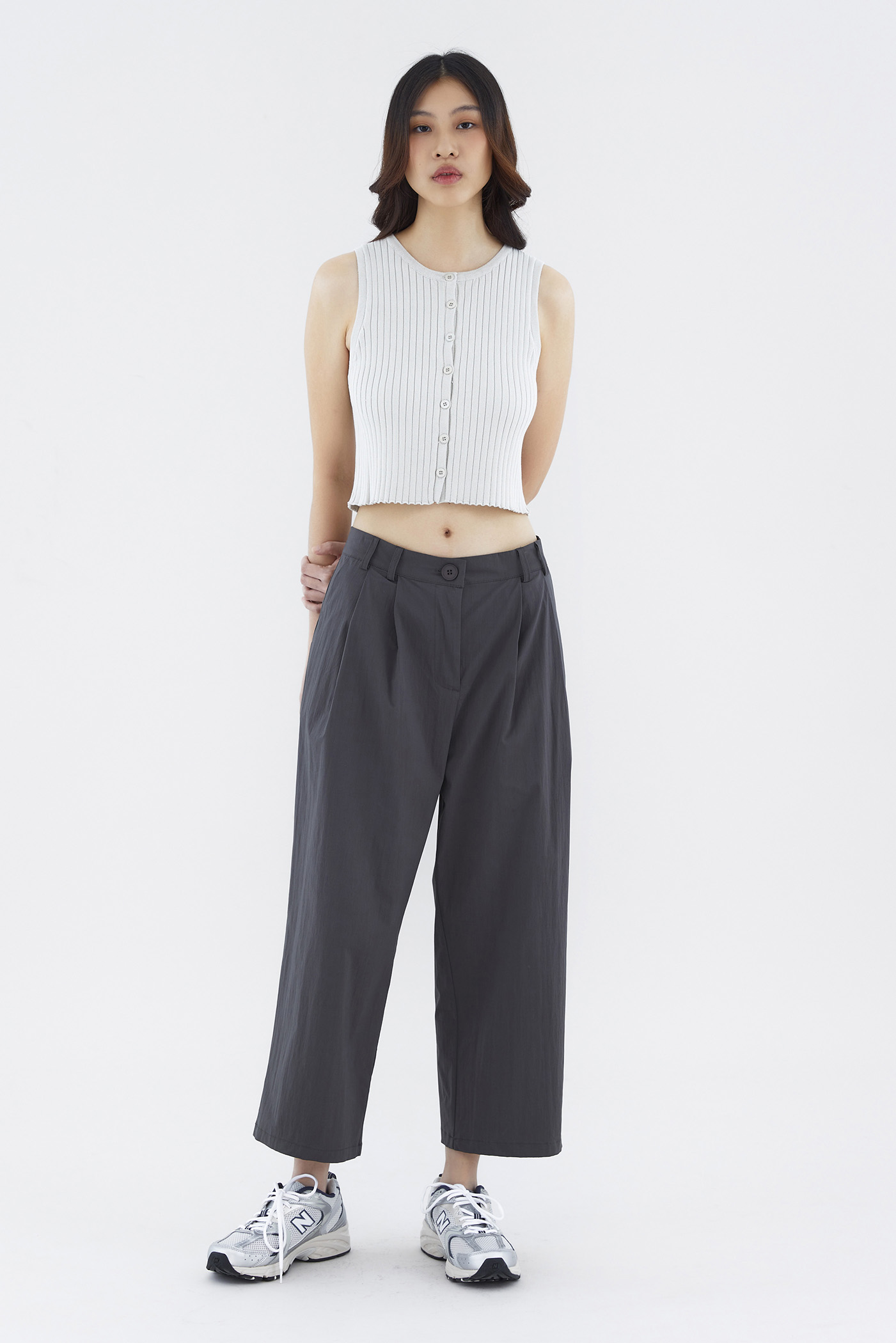 Adraena Low-Rise Crop Pants