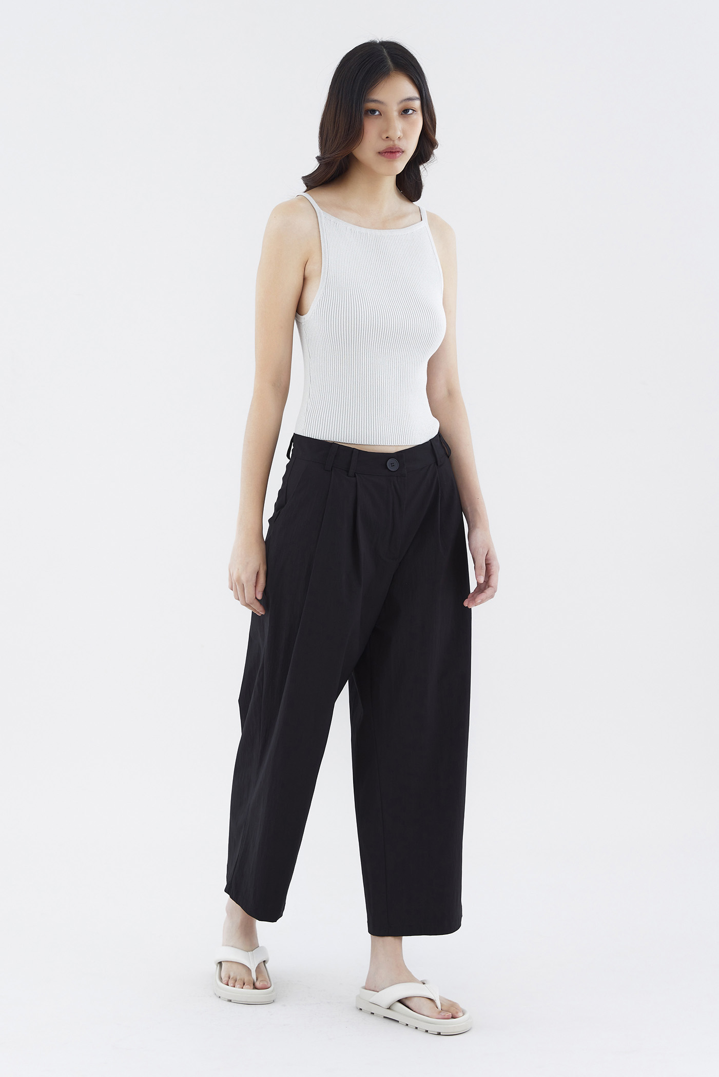 Adraena Low-Rise Crop Pants