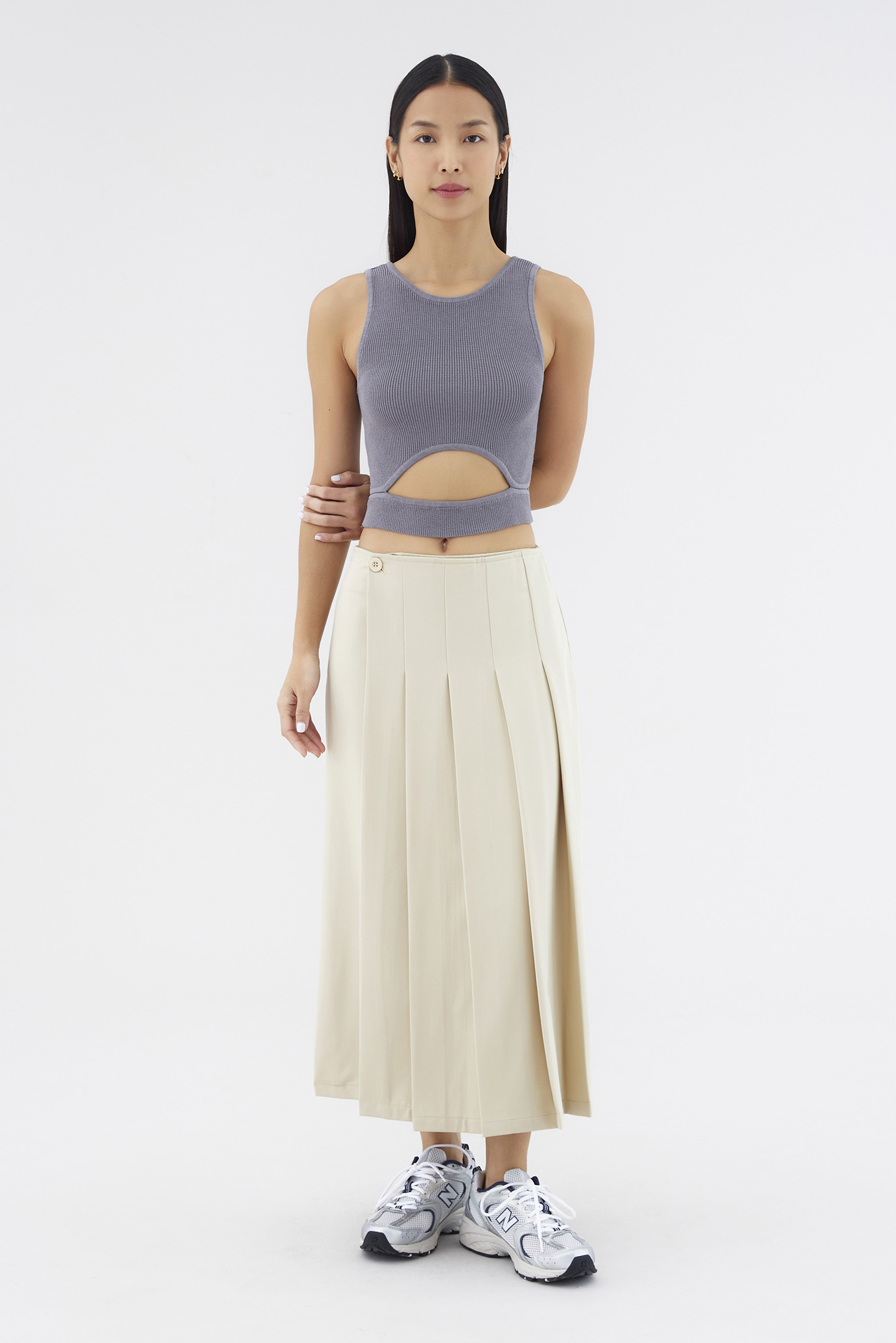 Felisca Cut-Out Crop Tank