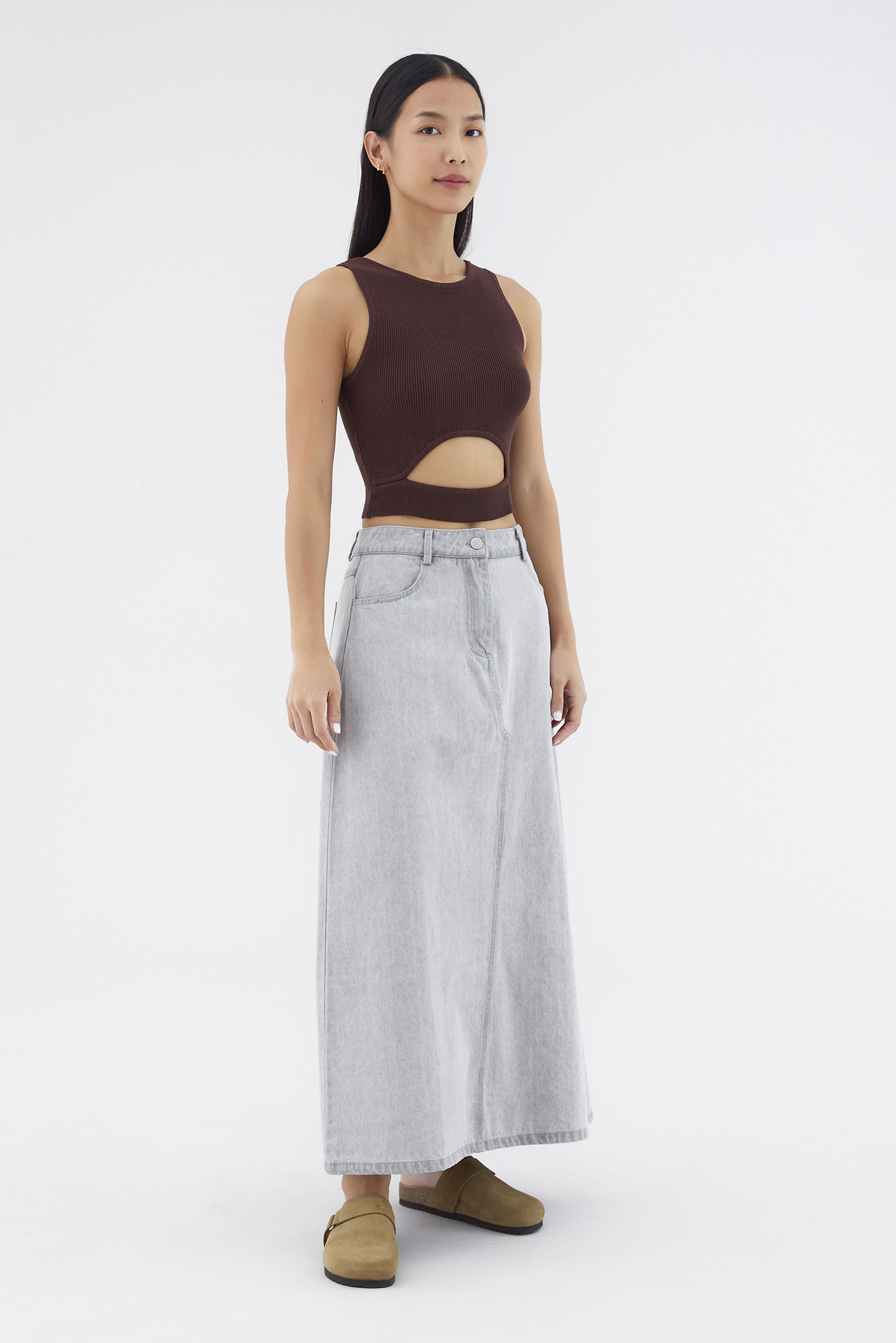 Felisca Cut-Out Crop Tank