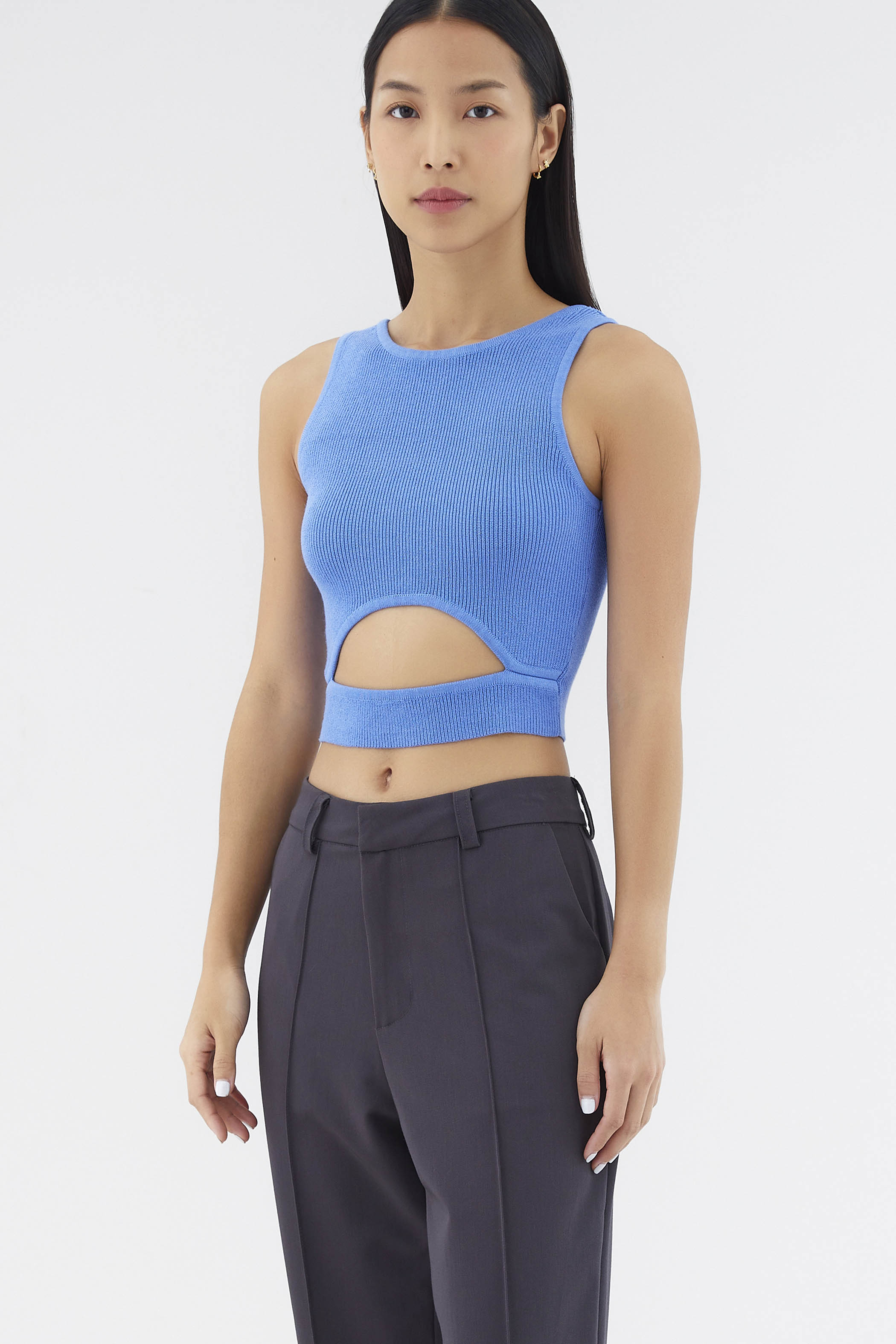 Felisca Cut-Out Crop Tank