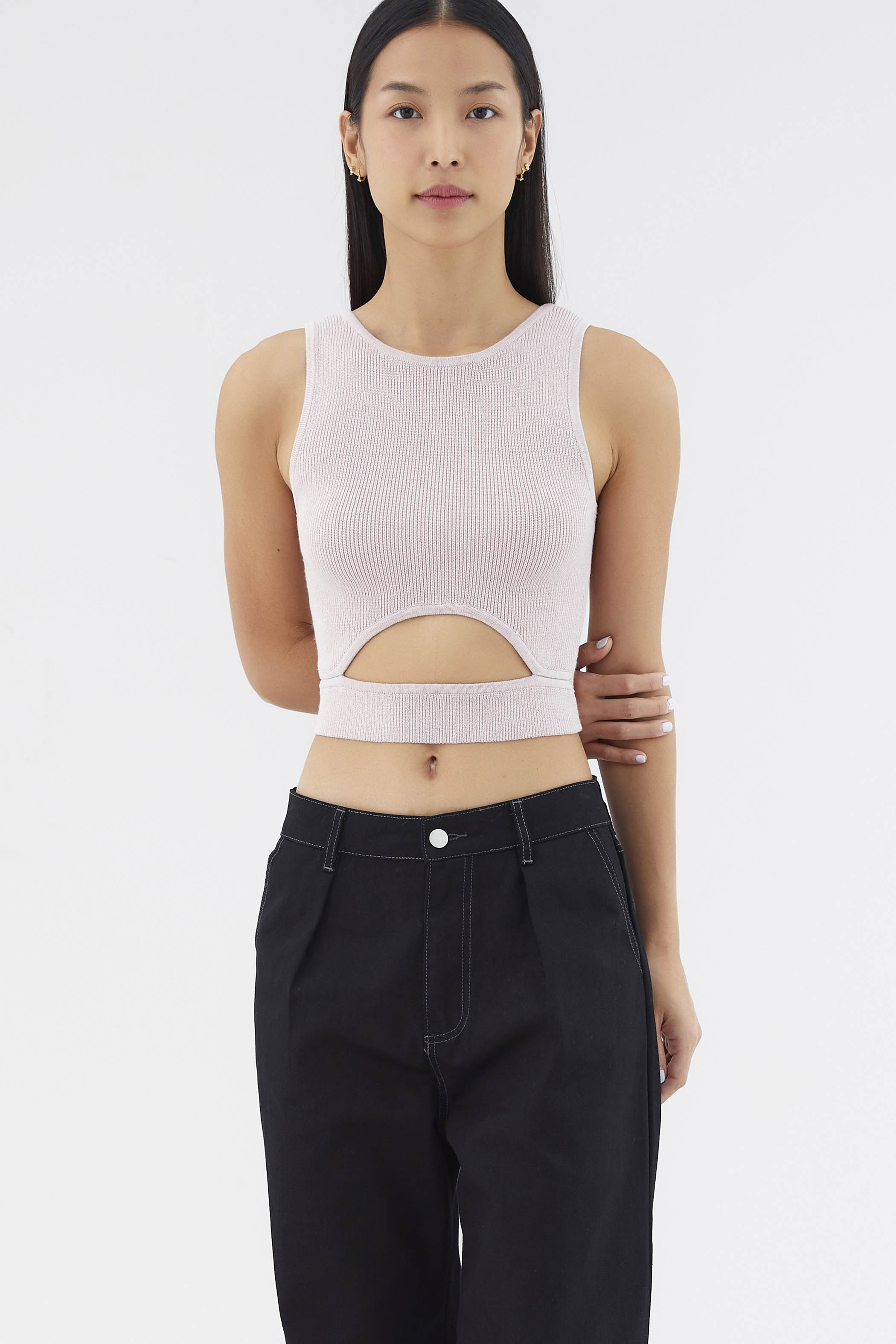 Felisca Cut-Out Crop Tank