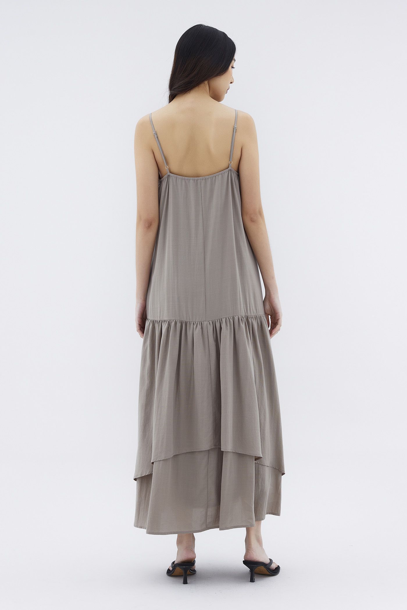 Syphon Drop Waist Tier Dress